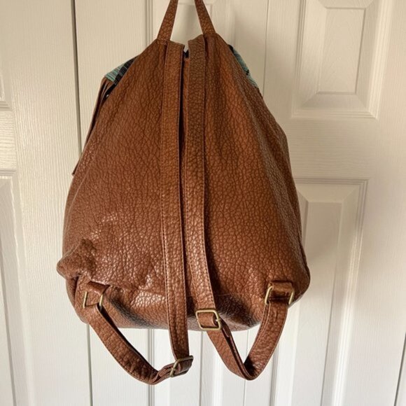 ecote suede mini backpack NWOT Ecote Southwestern Backpack with Fringe Brown Leather